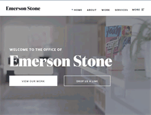 Tablet Screenshot of emersonstone.com
